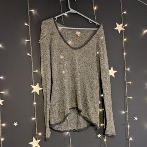 A soft lightweight sweater